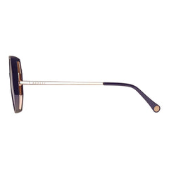 Rose Gold Oversized Hexagon Sunglasses - Radley London Women