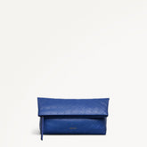 Yves Blue Medium Flapover Clutch Bag - Radley London Women