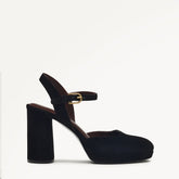 Black 2-Part Platform Heel - Radley London Women