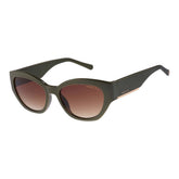 Khaki Oversized Square Cat Eye - Radley London Women
