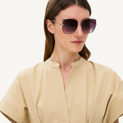 Black Metal Frame Sunglasses - Radley London Women