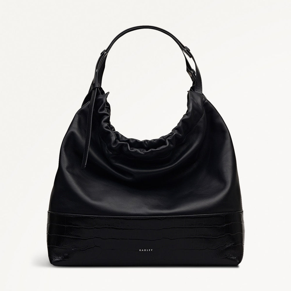 Black Large Drawstring Shoulder Bag - Radley London Women