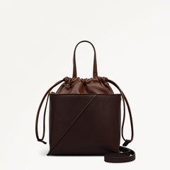 Dark Oak Small Drawstring Cross Body Bag - Radley London Women