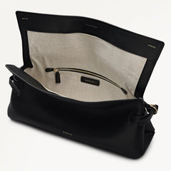 Black Large Flapover Clutch Bag - Radley London Women