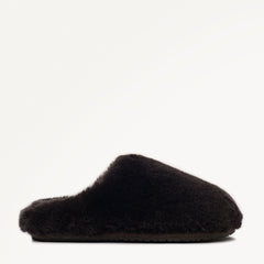 Chocolate Luxe Shearling Fluff Mule - Radley London Women
