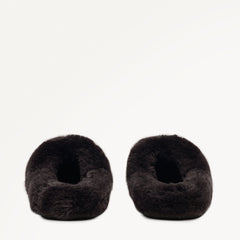Chocolate Luxe Shearling Fluff Mule - Radley London Women