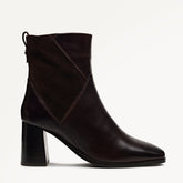 Chocolate Panel Patchwork Heeled Boot - Radley London Women