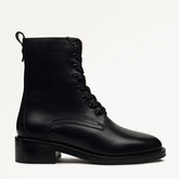 Black Clean Military Lace Up Boot - Radley London Women