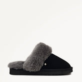 Black Classic Shearling Cuff Mule - Radley London Women