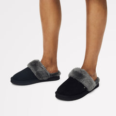 Black Classic Shearling Cuff Mule - Radley London Women