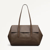 Coffee Large Flapover Shoulder Bag - Radley London Women