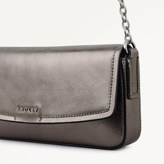 Gun Metal Large Phone Cross Body Bag - Radley London Women