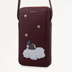 Dark Cherry Medium Phone Cross Body Bag - Radley London Women