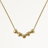 Gold Heart Charm Necklace - Radley London Women