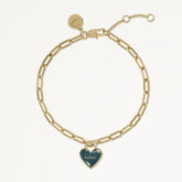 Teal Heart Charm Bracelet - Radley London Women