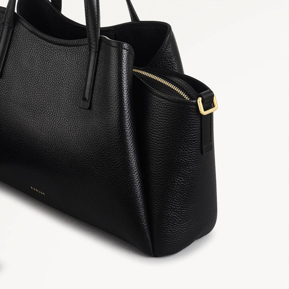 Black Large Ziptop Grab Bag - Radley London Women
