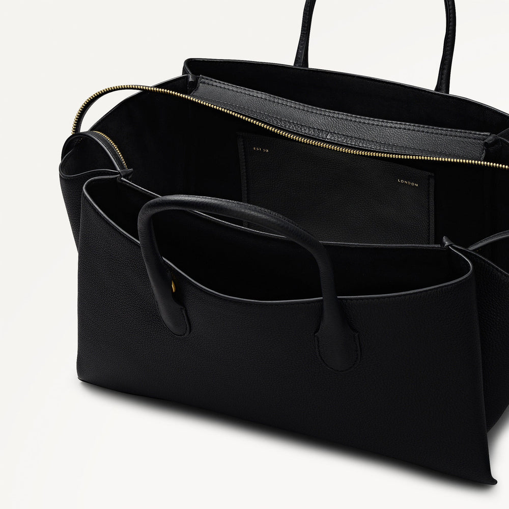 Black Large Ziptop Grab Bag - Radley London Women