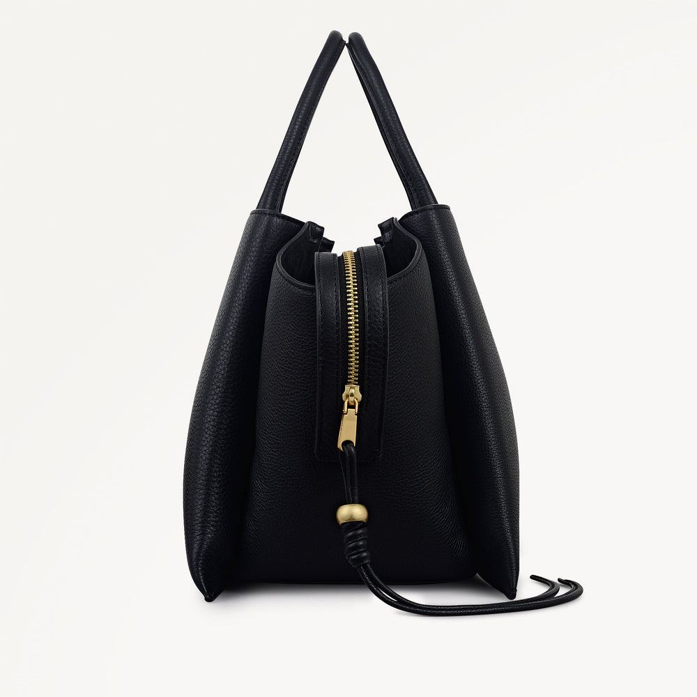 Black Large Ziptop Grab Bag - Radley London Women