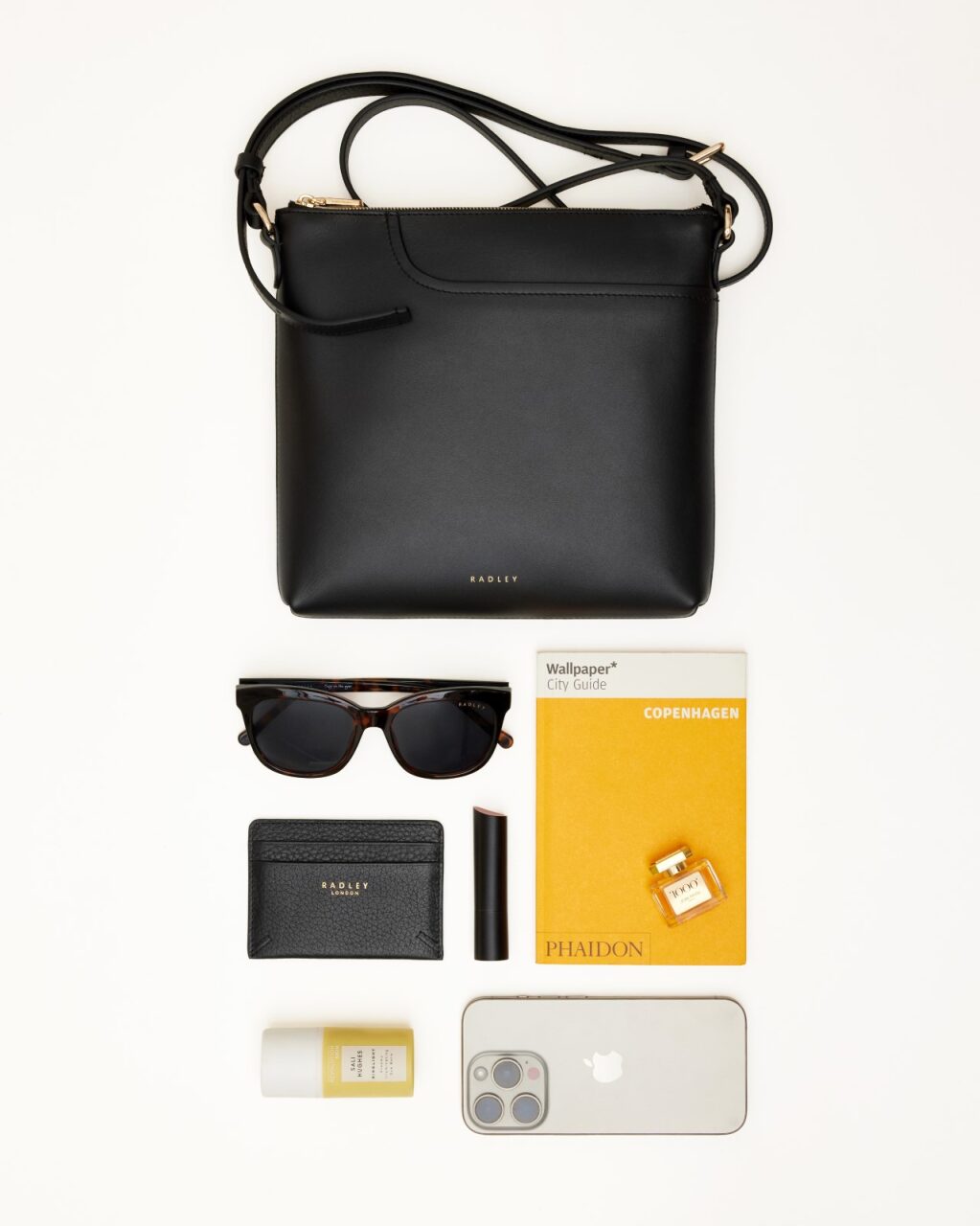 Black Large Ziptop North-South Cross Body Bag - Radley London Women