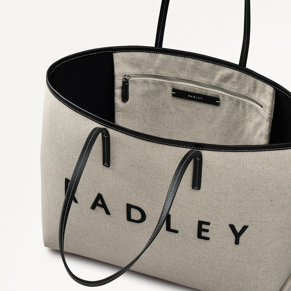 Black Large Open Top Tote Bag - Radley London Women
