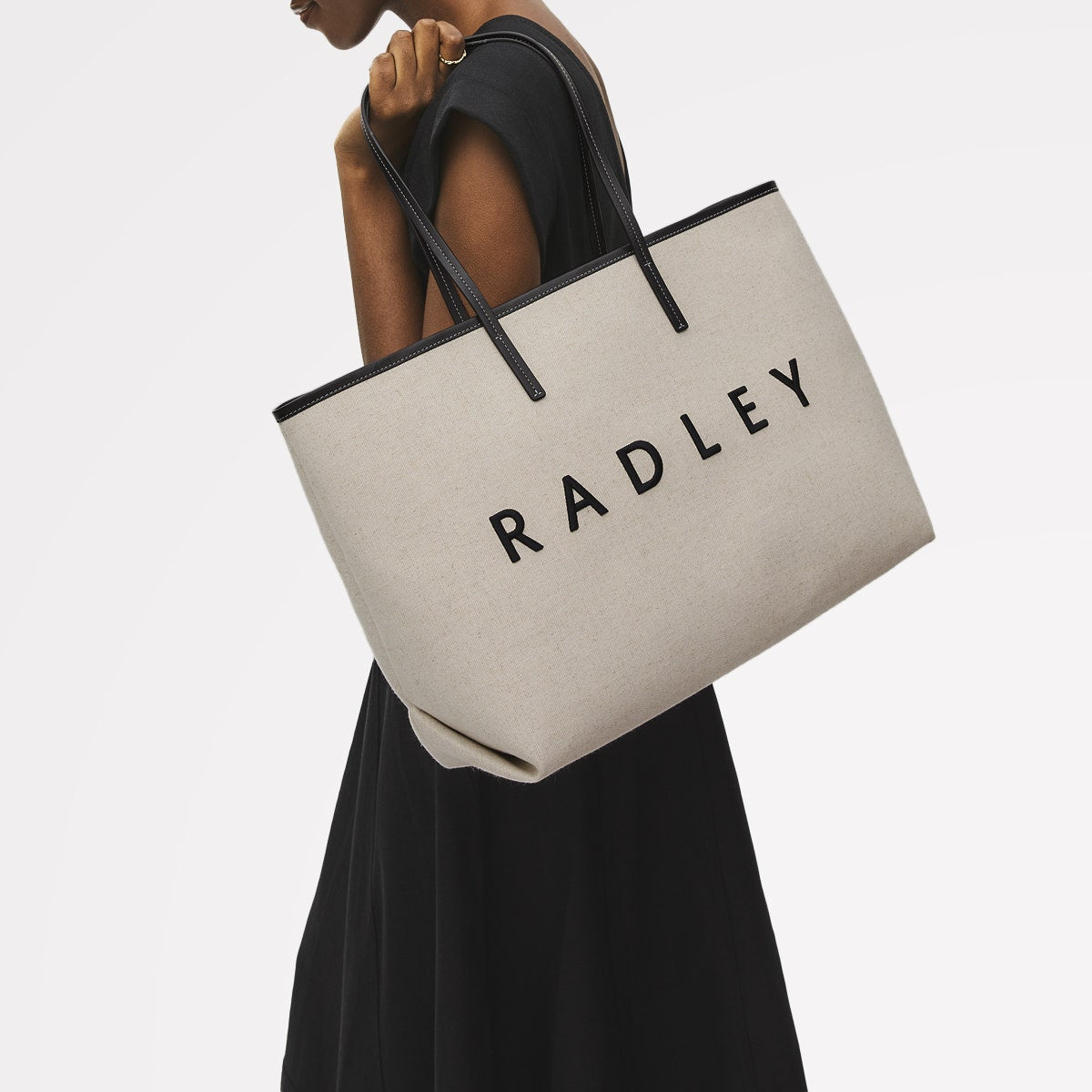 Black Large Open Top Tote Bag - Radley London Women