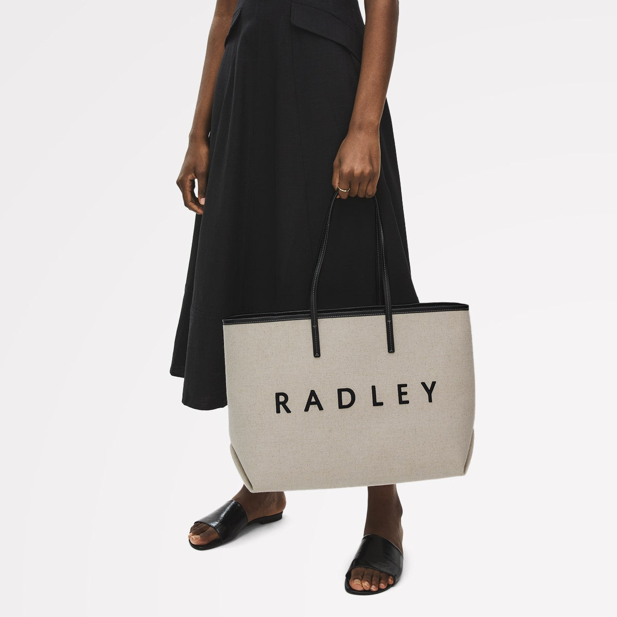 Black Large Open Top Tote Bag - Radley London Women