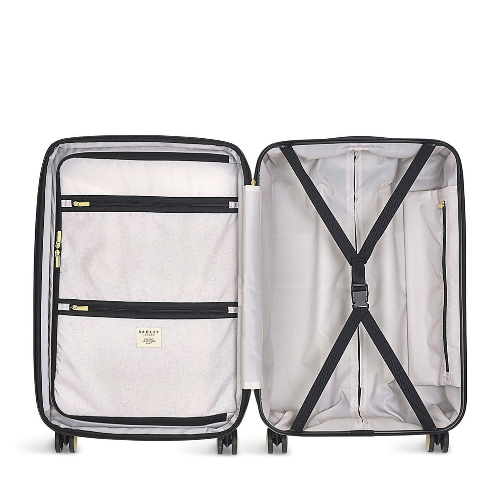 Black 4 Wheel Medium Suitcase - Radley London Women