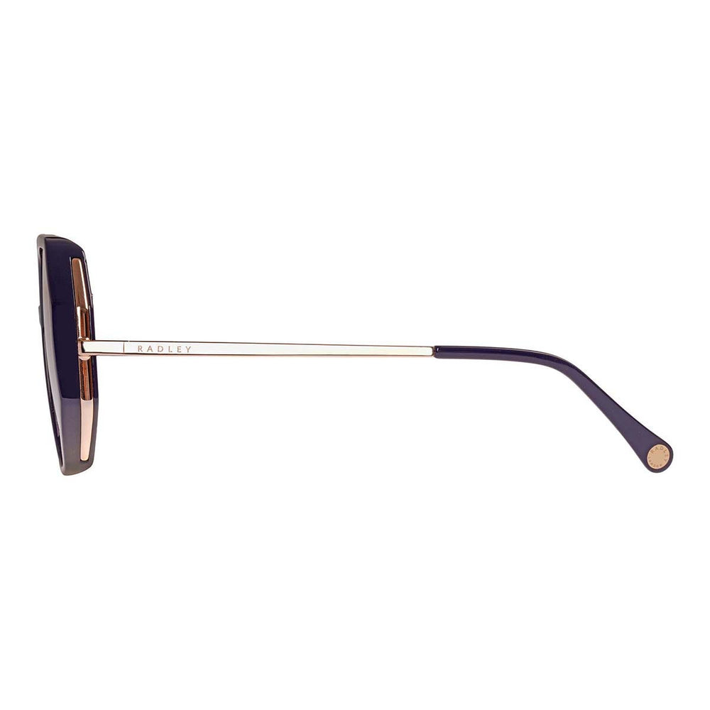 Rose Gold Oversized Hexagon Sunglasses - Radley London Women