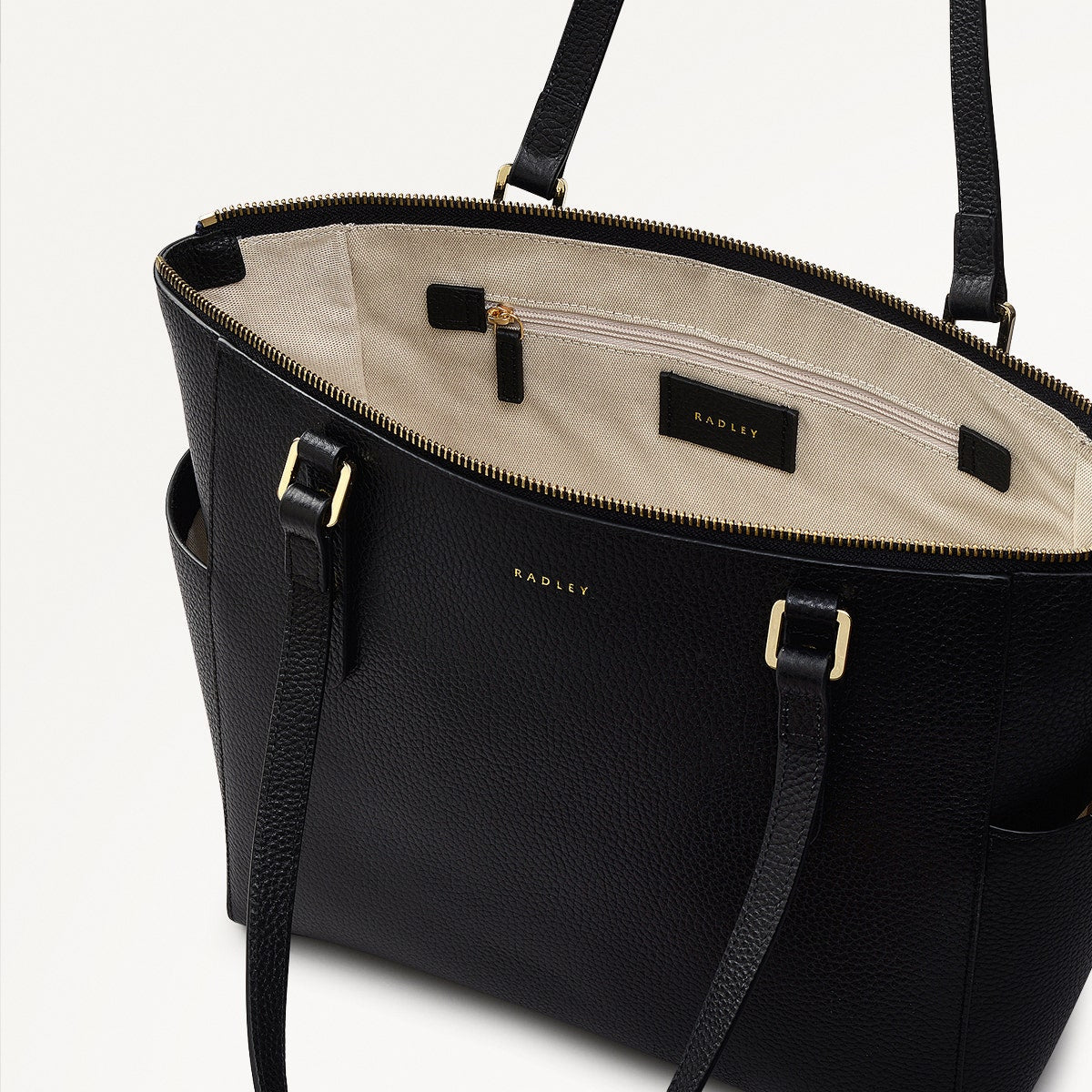 Black Large Ziptop Shoulder Bag - Radley London Women
