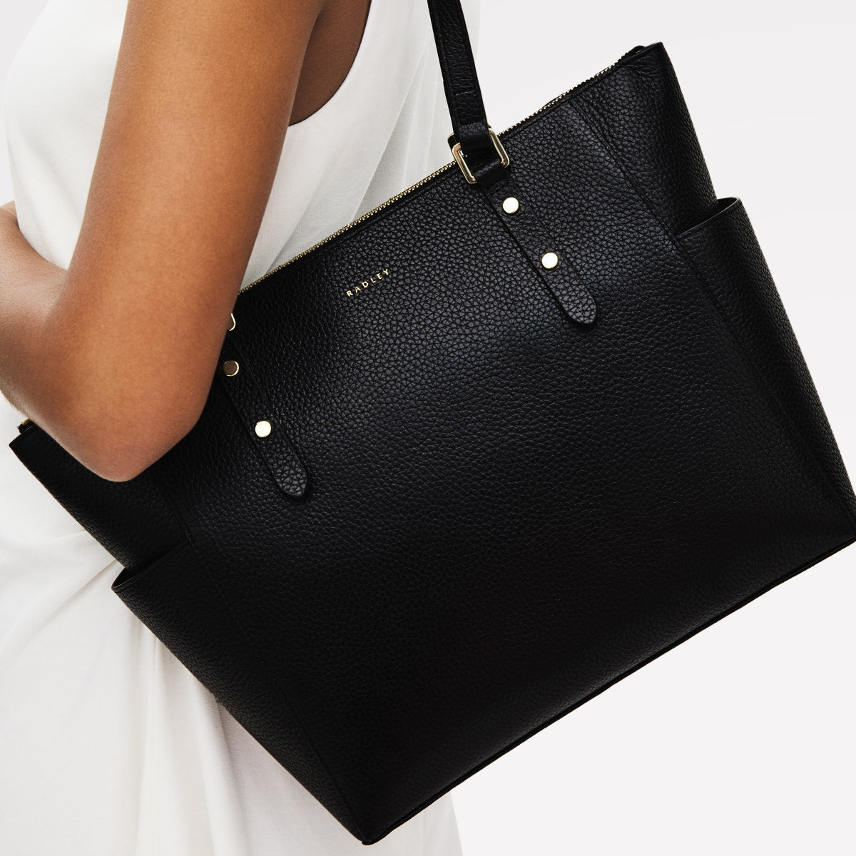 Black Large Ziptop Shoulder Bag - Radley London Women