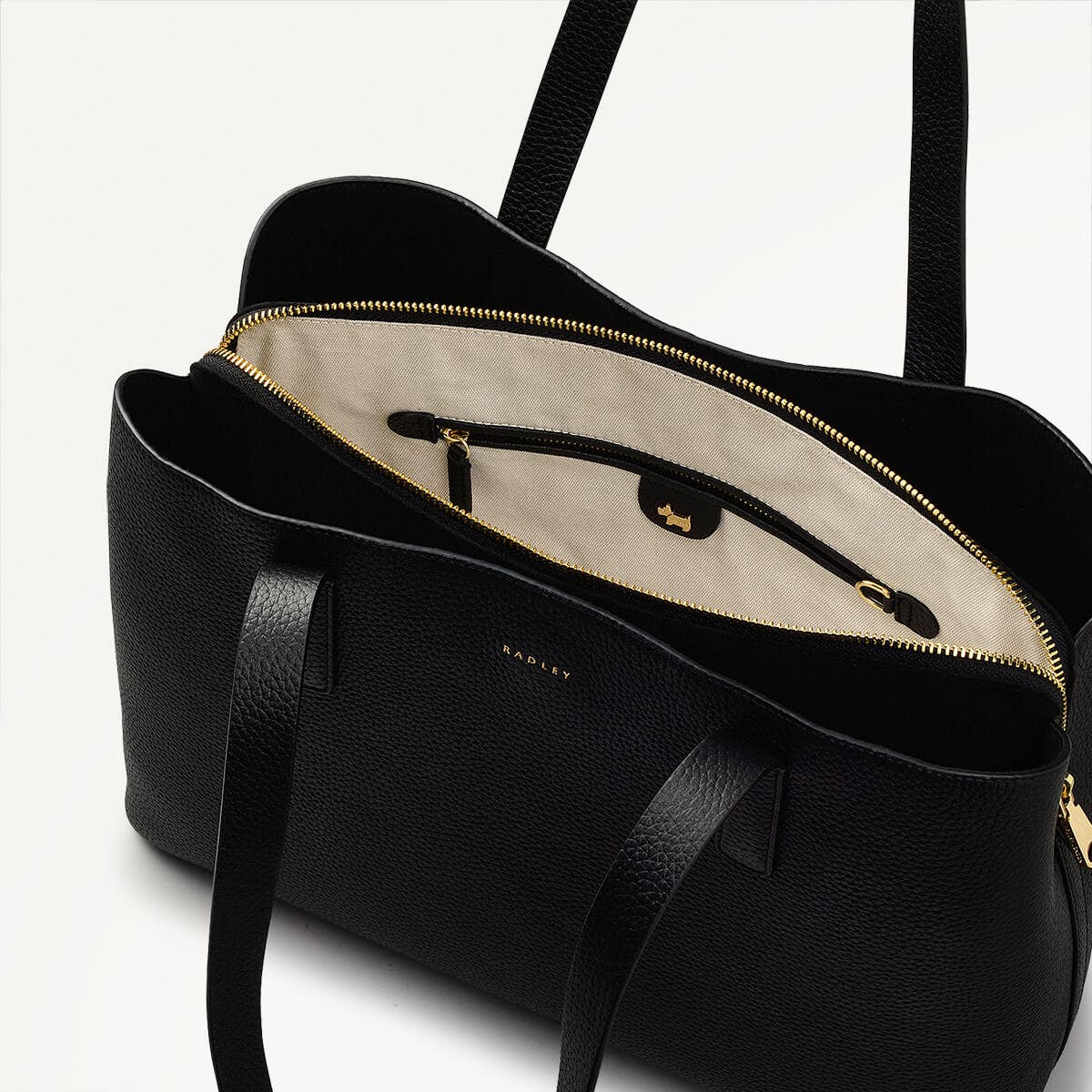Black Large Ziptop Shoulder Bag - Radley London Women