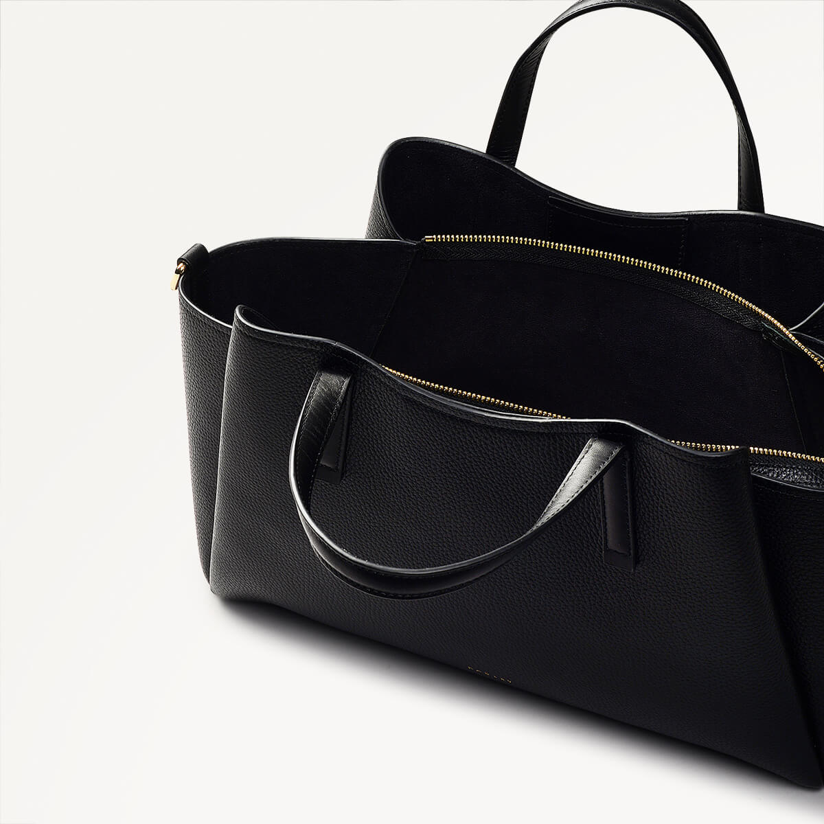 Black Large Ziptop Grab Bag - Radley London Women