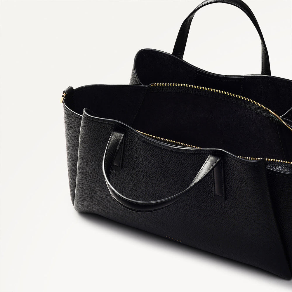 Black Large Ziptop Grab Bag - Radley London Women