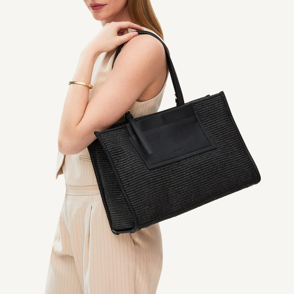 Black Large Open Top Tote Bag - Radley London Women