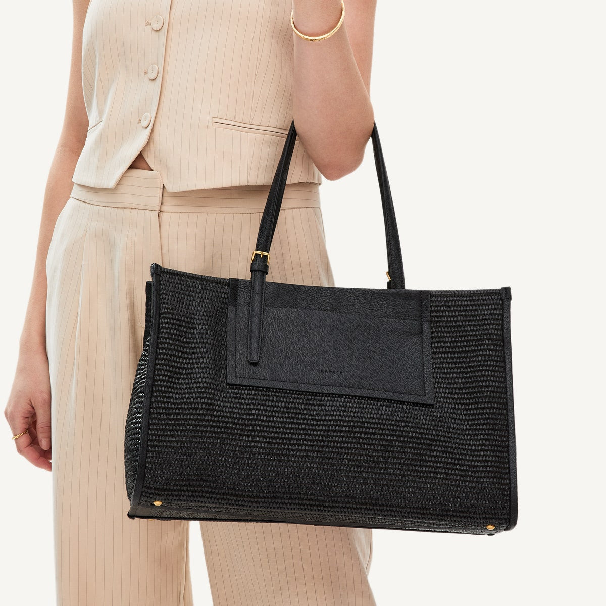 Black Large Open Top Tote Bag - Radley London Women