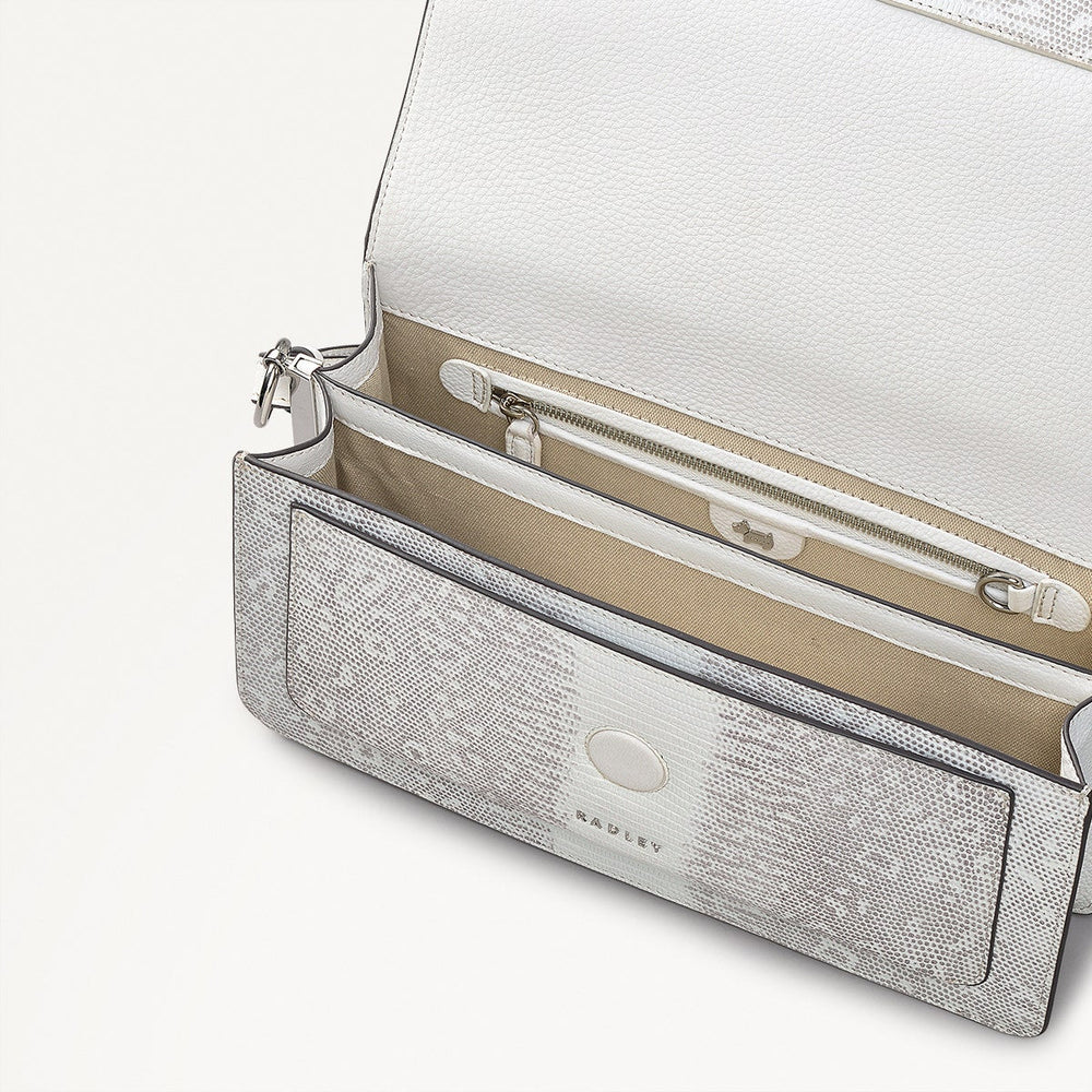 Bright White Medium Flapover Shoulder Bag - Radley London Women