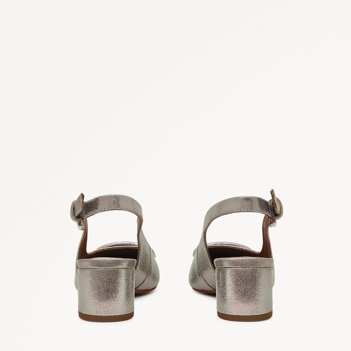 Dark Silver Heeled Slingback - Radley London Women