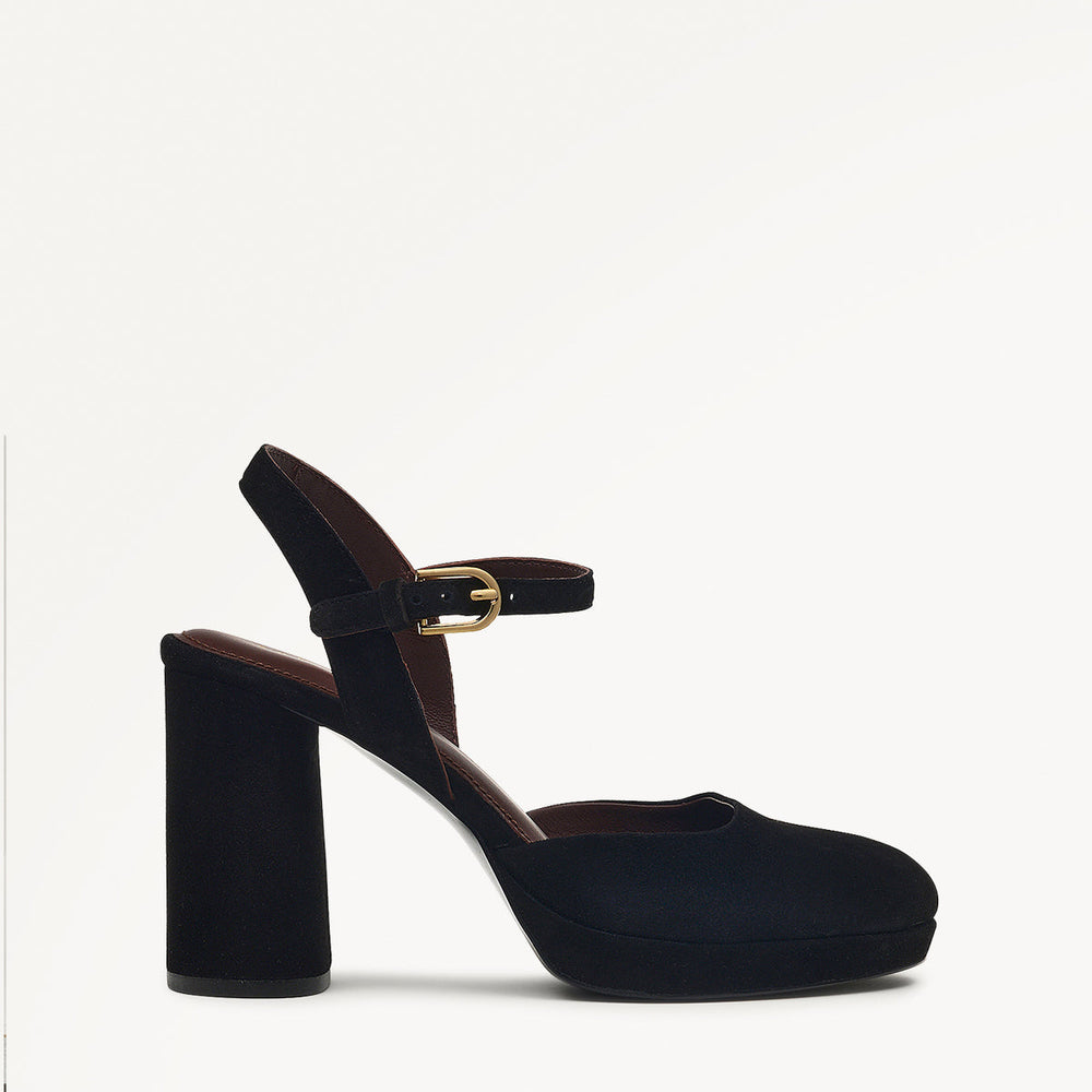 Black 2-Part Platform Heel - Radley London Women