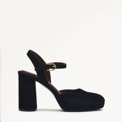 Black 2-Part Platform Heel - Radley London Women