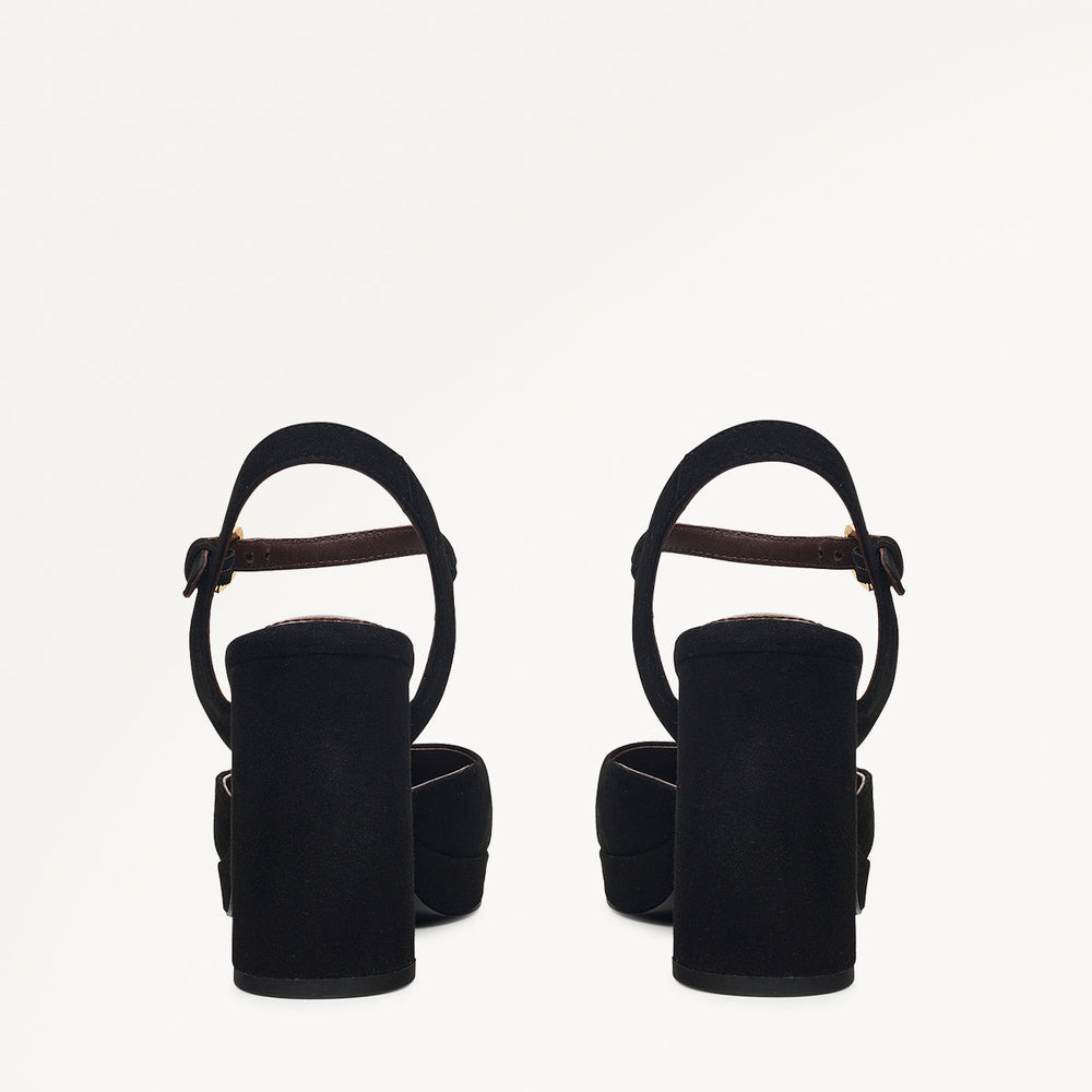 Black 2-Part Platform Heel - Radley London Women
