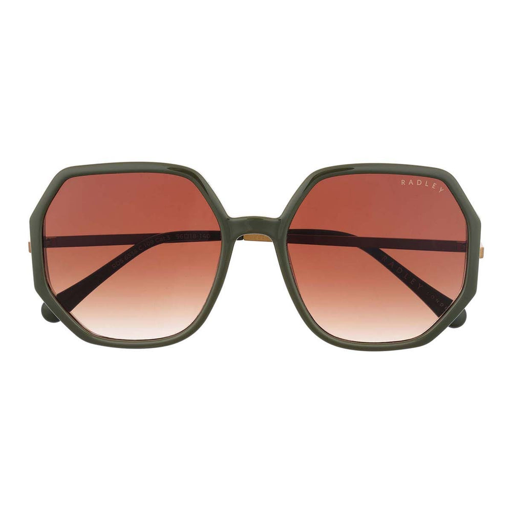 Bronze Oversized Hexagon Sunglasses - Radley London Women