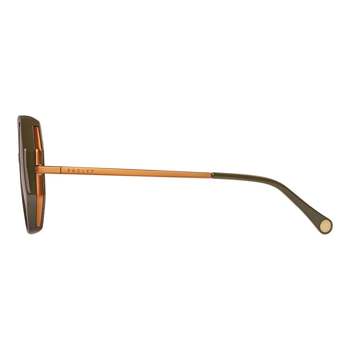 Bronze Oversized Hexagon Sunglasses - Radley London Women