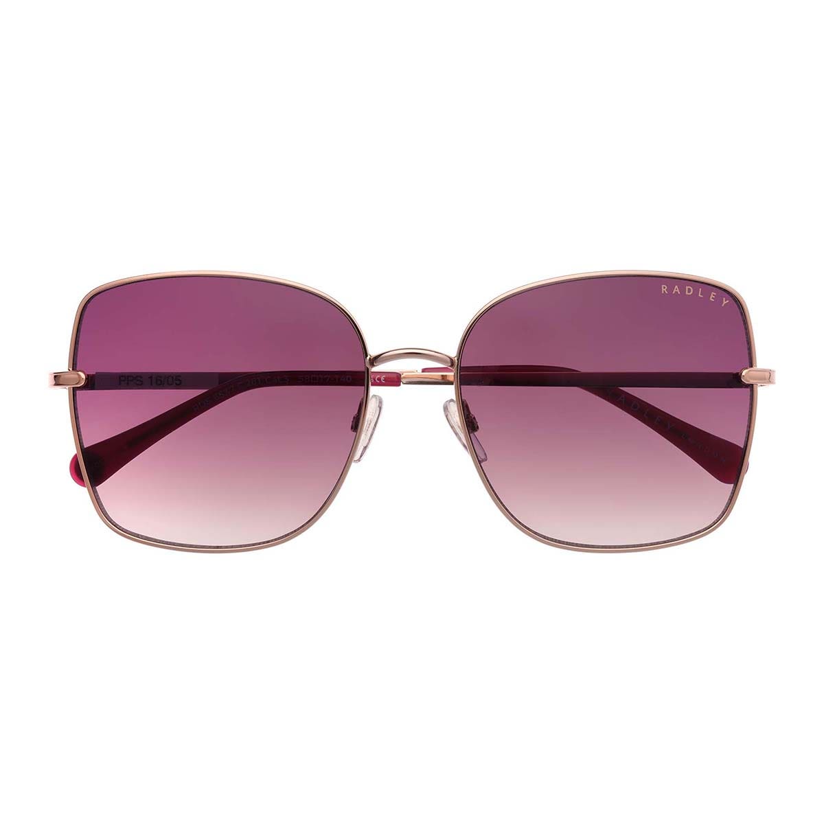 Rose Gold Metal Frame Sunglasses - Radley London Women