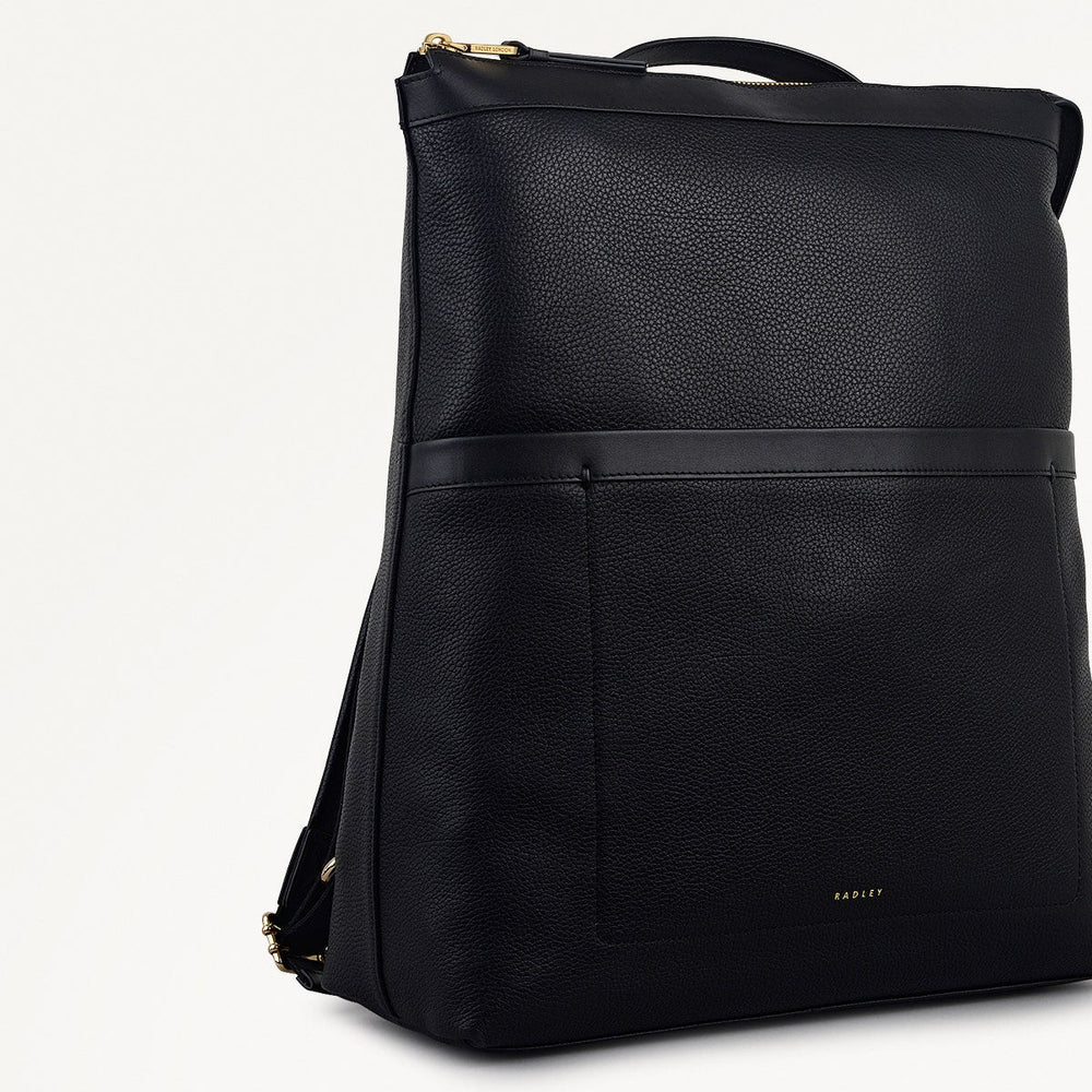 Black Large Ziptop Backpack - Radley London Women