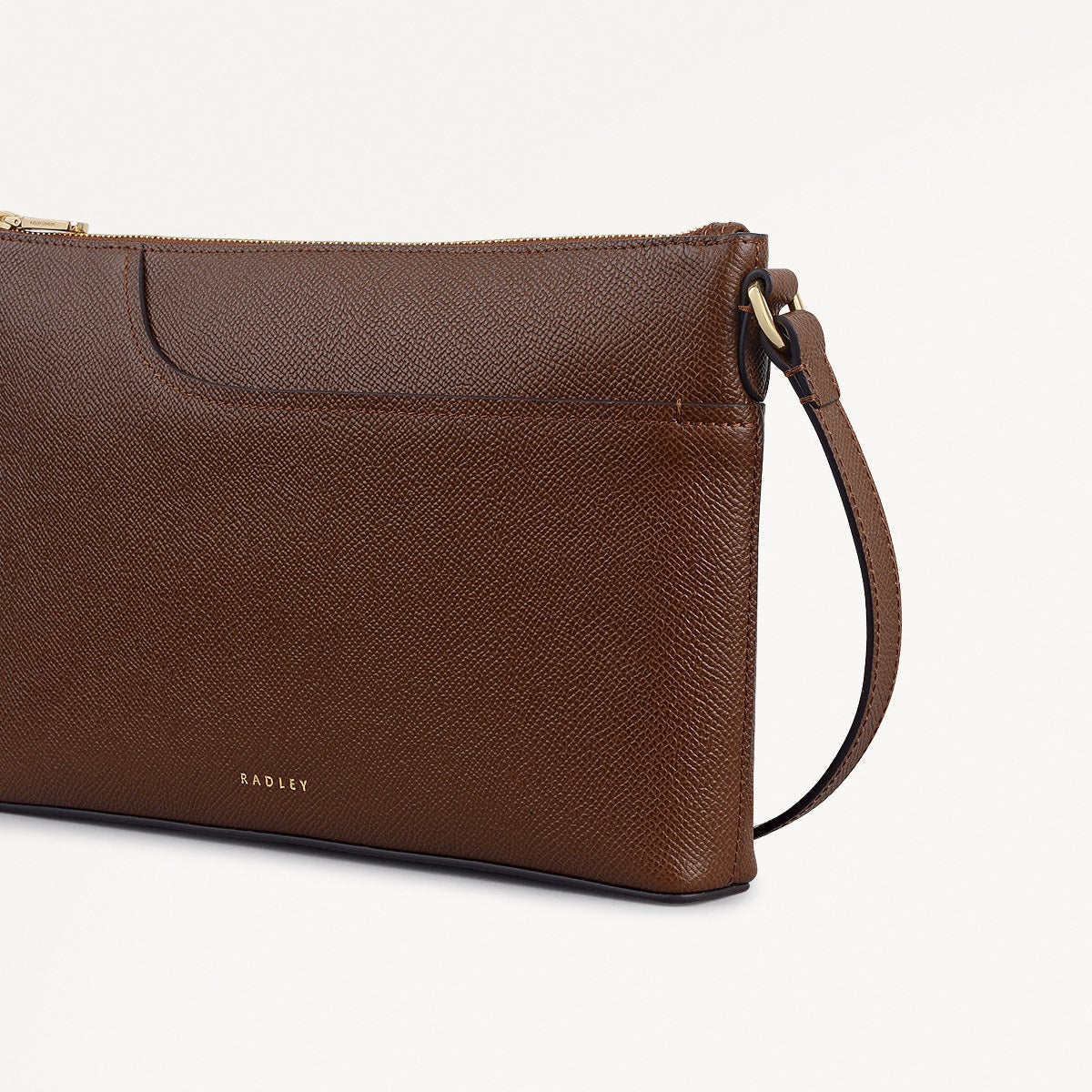 Chocolate Medium Ziptop East-West Cross Body Bag - Radley London Women