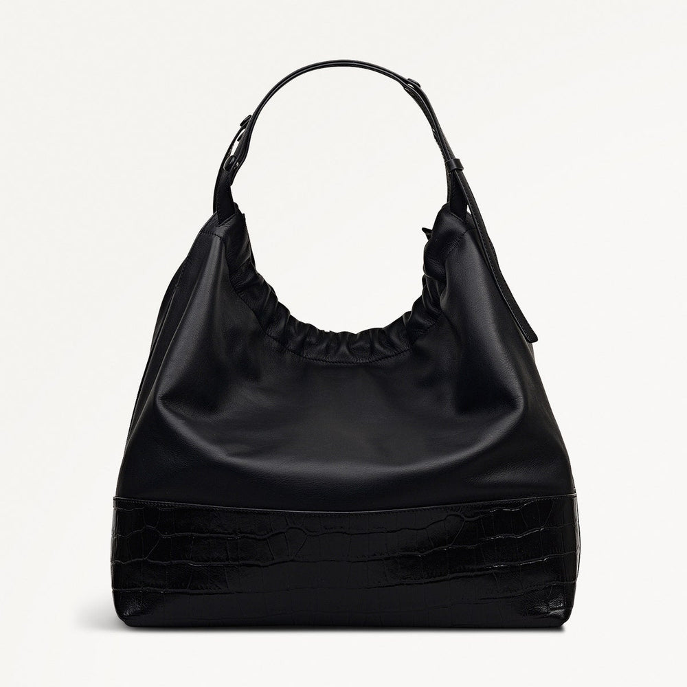 Black Large Drawstring Shoulder Bag - Radley London Women