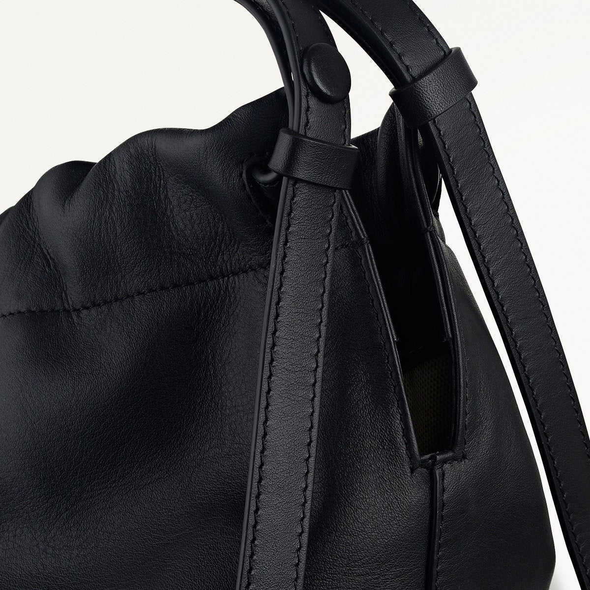 Black Large Drawstring Shoulder Bag - Radley London Women