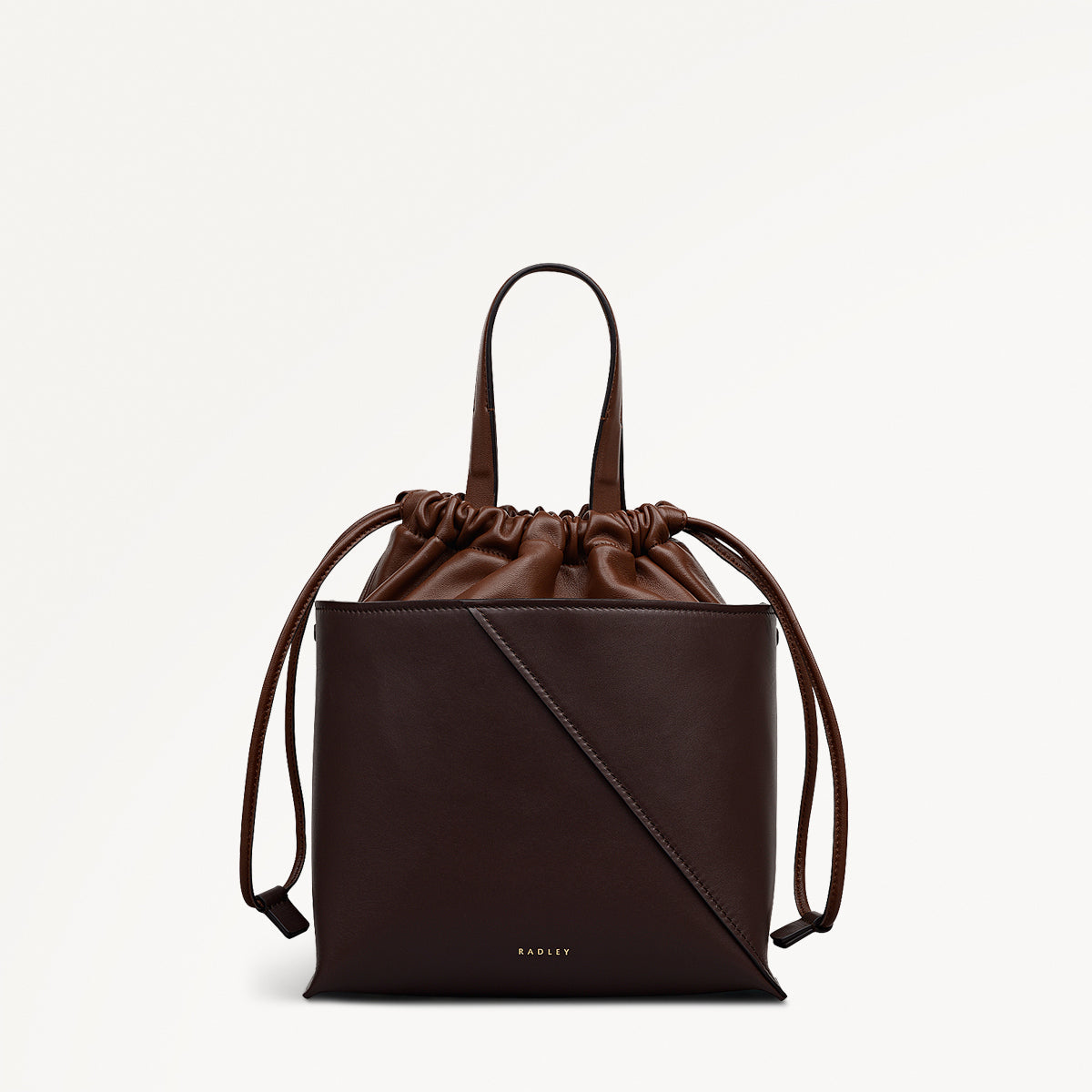 Dark Oak Small Drawstring Cross Body Bag - Radley London Women