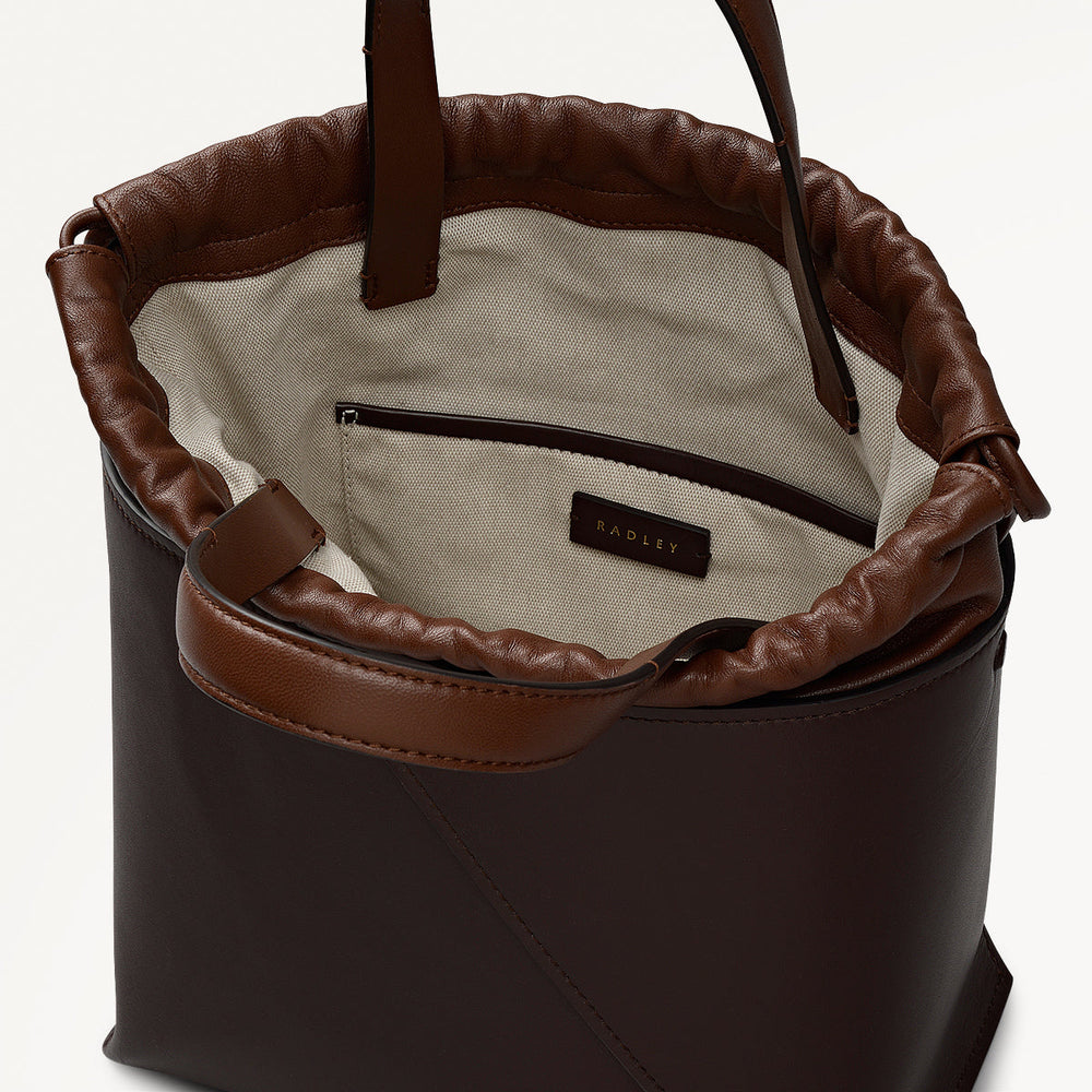 Dark Oak Small Drawstring Cross Body Bag - Radley London Women