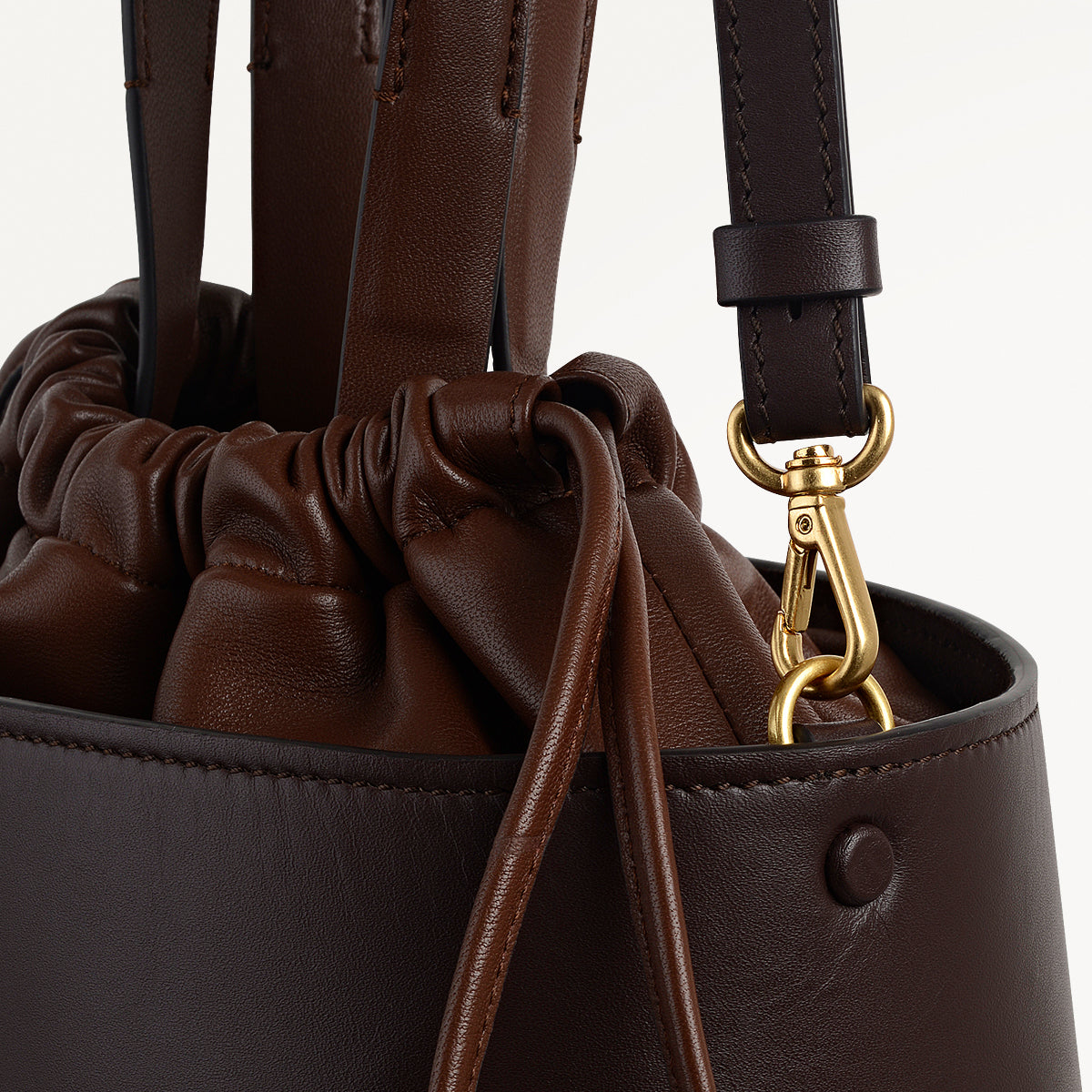Dark Oak Small Drawstring Cross Body Bag - Radley London Women